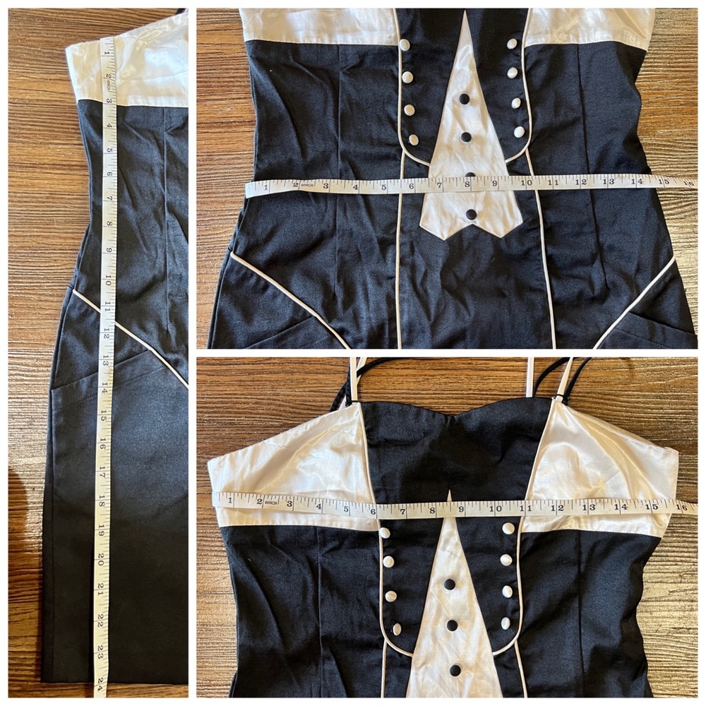 Tuxedo Mini Dress, size S - Picture 4 of 5